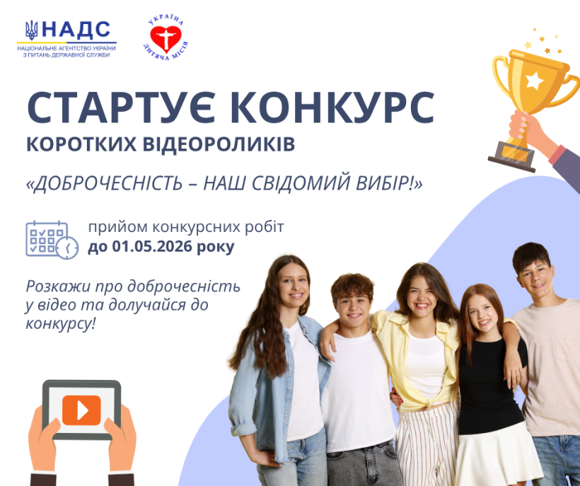 Конкурс відеоробіт "Доброчесність - наш свідомий вибір"